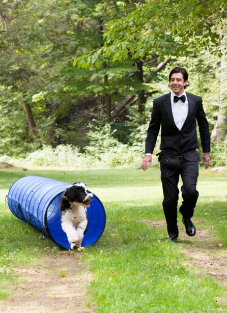 Hvordan inkludere et kjæledyr i bryllupet ditt. Sørg for at alle på listen din er behagelig å ha kjæledyret rundt.
