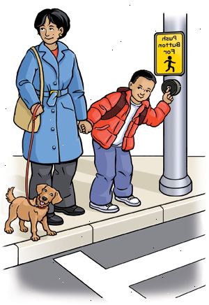 Hvordan å lære barn grunnleggende street sikkerhet når han går. Forklar barna hvorfor betale oppmerksomhet til visse ting når du går er viktig.