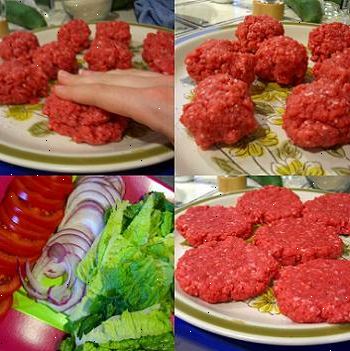 Hvordan lage en hamburger. Begynn med godt kjøtt.