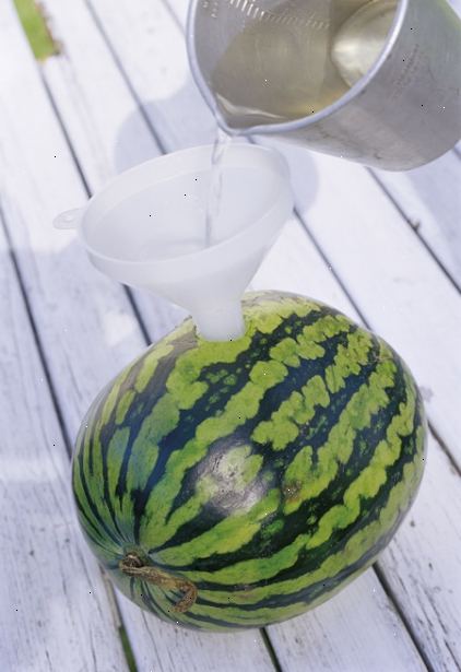 Hvordan lage en vodka vannmelon. Skaffe forsyninger som trengs.