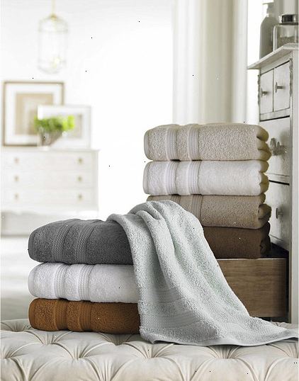 Hvordan å identifisere og velge høy kvalitet badehåndklær. Forstå hva som gjør et håndkle et godt håndkle.