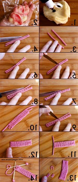 Hvordan å strikke. Lag en løkke med slutten av garn.