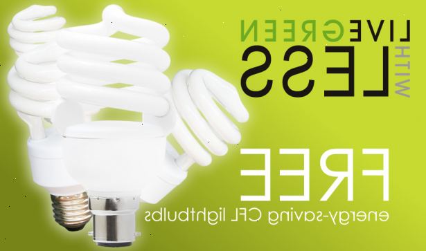 Hvordan du kan spare penger ved hjelp av kompakte fluorescerende lyspærer. Være forberedt på mer kostnadseffektiv å begynne med, men besparelser på lang sikt.